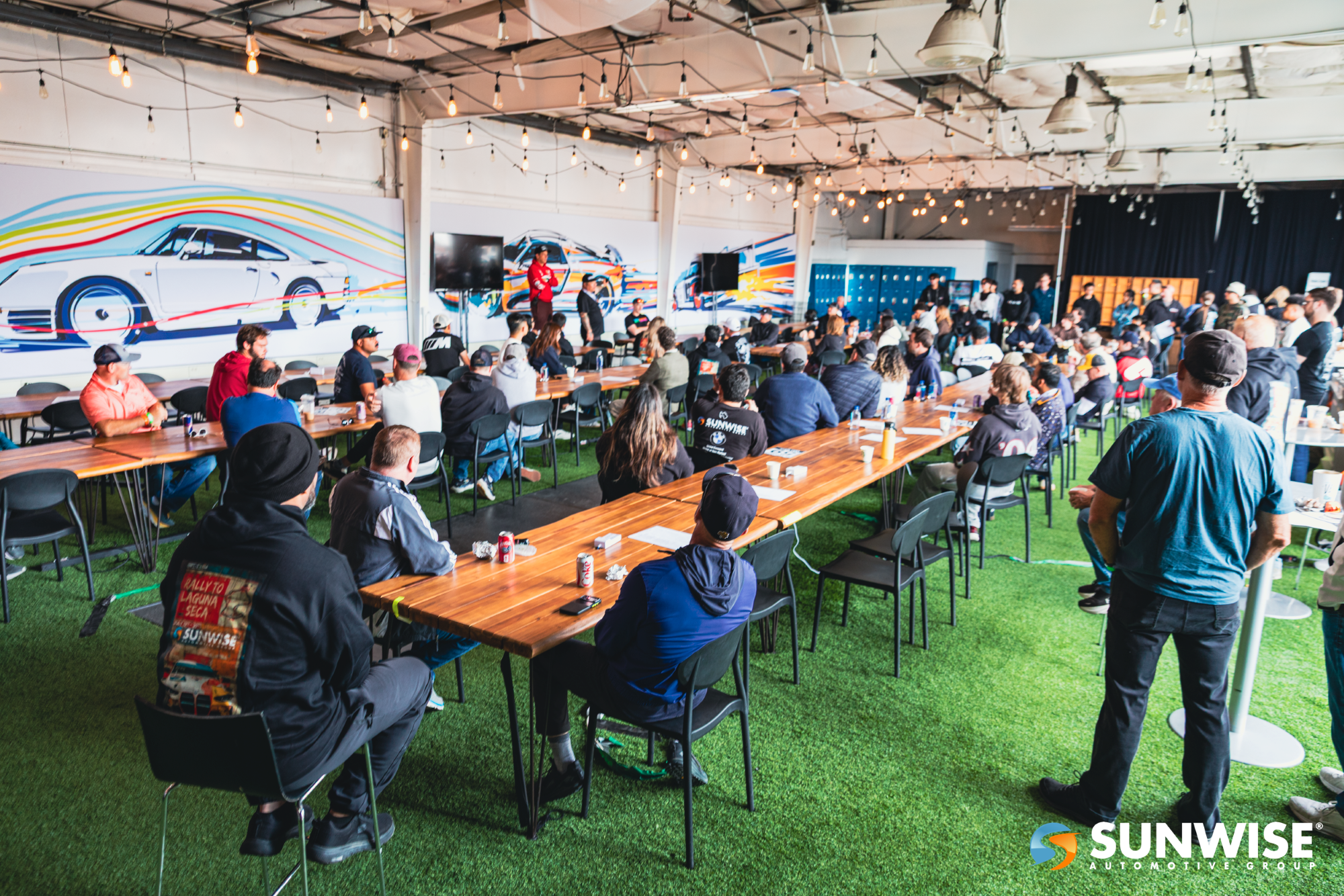 track day meeting at laguna