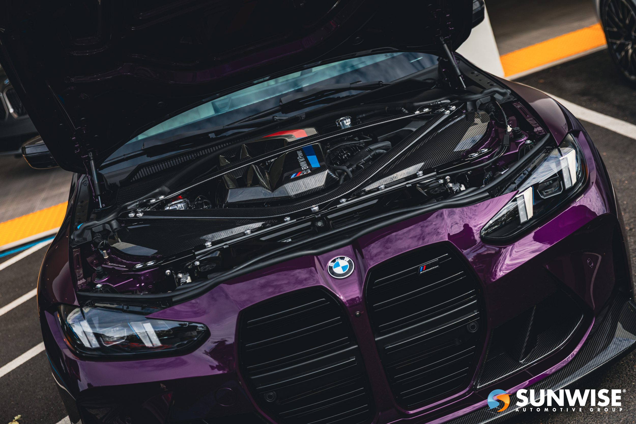 Purple BMW