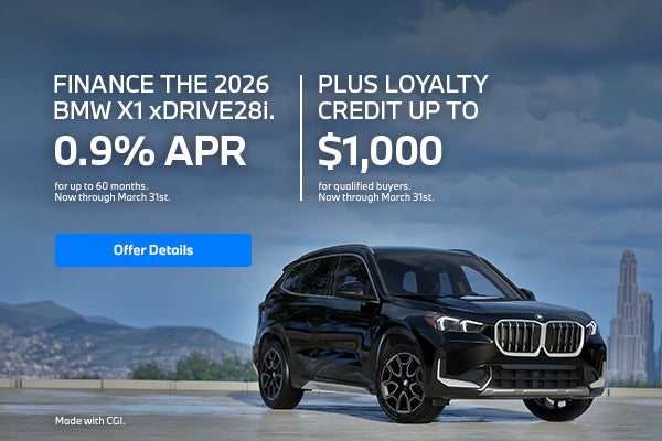 2026 BMW X1 XDRIVE28I APR OFFER
