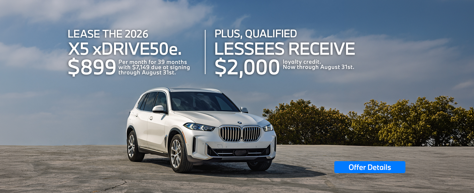 2026 X5 xDRIVE50e