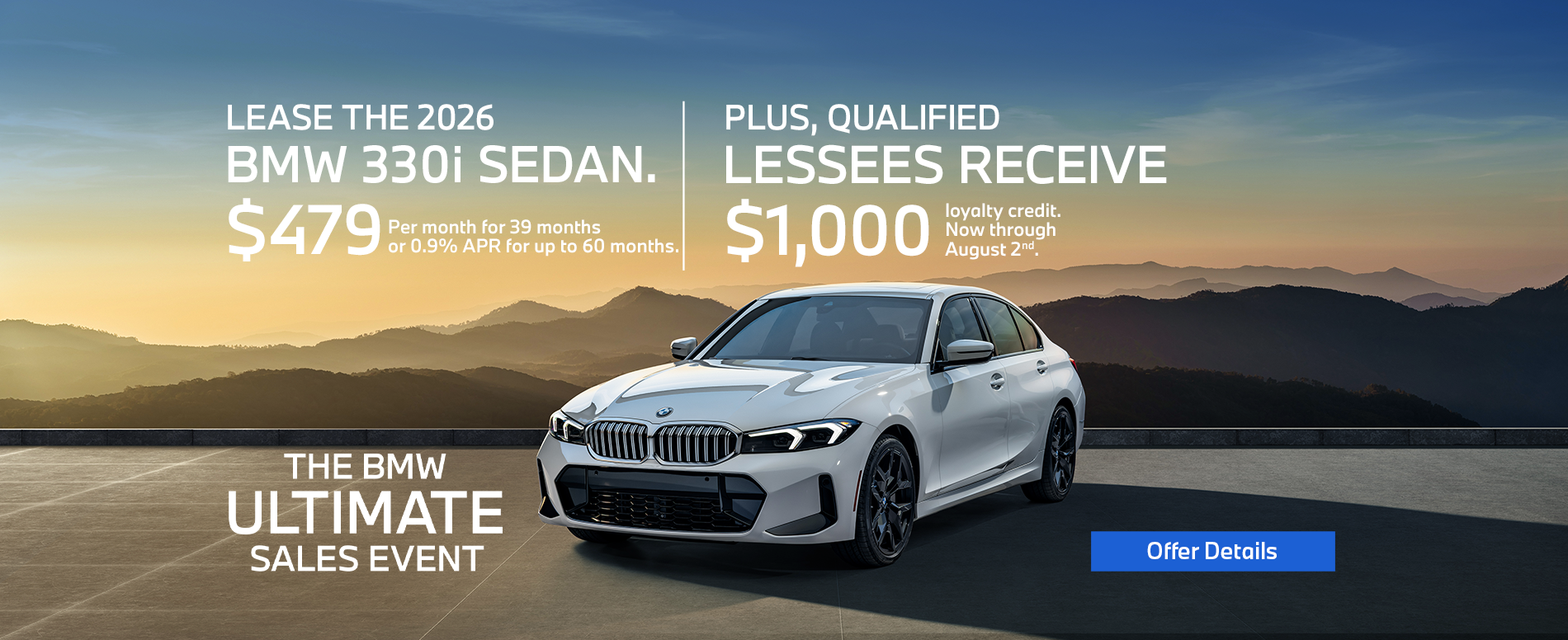 2026 BMW 330i SEDAN