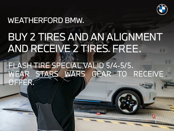 BUY 2 TIRES AND ALIGNMENT AND RECEIVE 2 FREE TIRES.