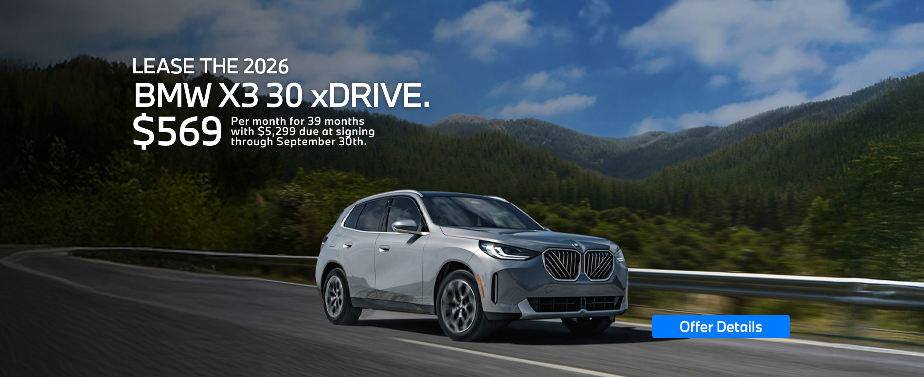 2026 BMW X3 30 xDRIVE