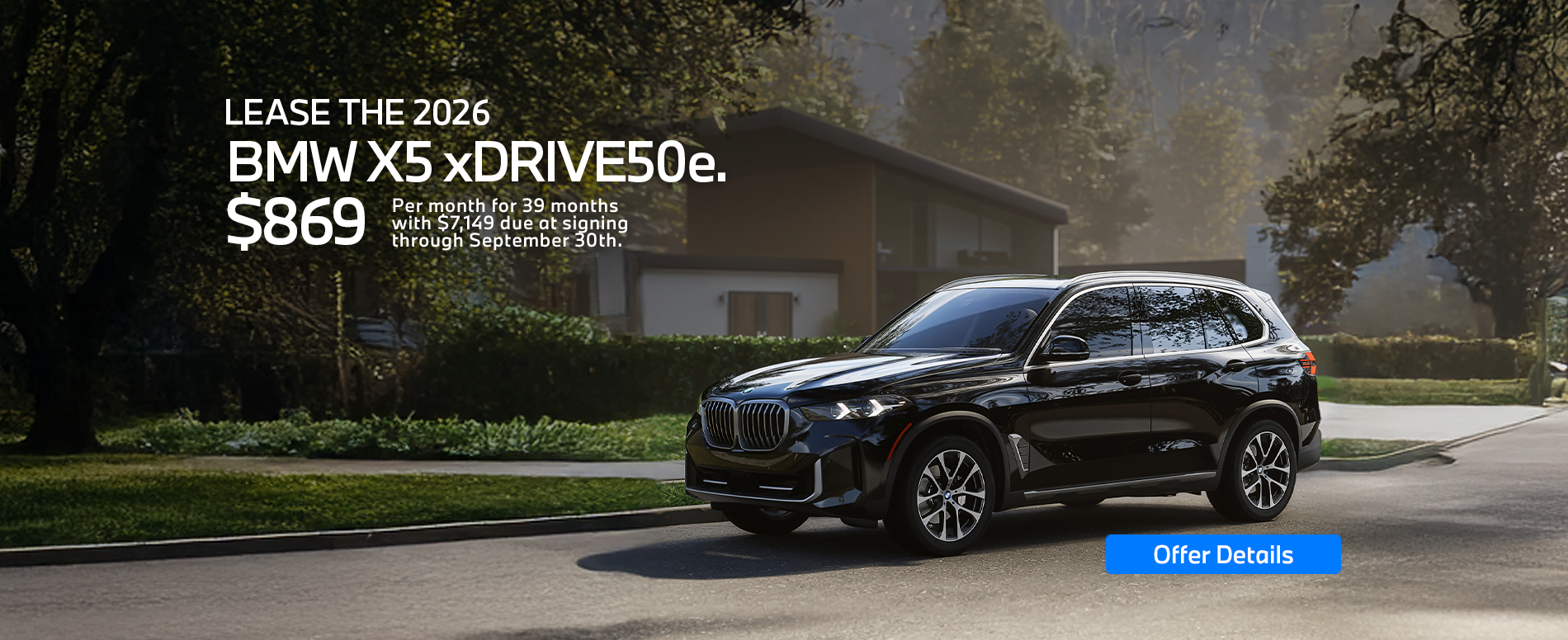 2026 BMW X5 xDRIVE50e