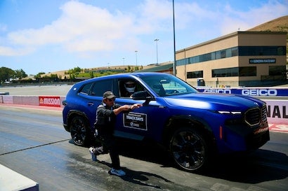 track day at sonoma blue bmw
